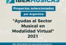 Presentaron los resultados de la convocatoria “Ayudas al Sector Musical en Modalidad Virtual 2021”