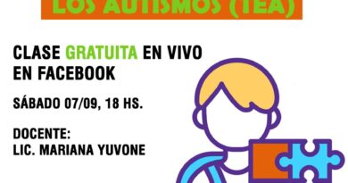 Seminario gratuito: ACOMPAÑANDO LOS AUTISMOS (TEA)