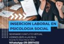 SEMINARIO GRATUITO – INSERCIÓN LABORAL EN PSICOLOGÍA SOCIAL
